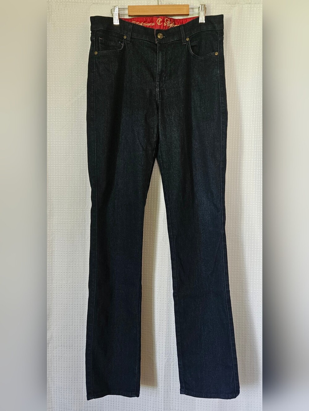 Cookie Johnson Jeans  Womens Dark Wash Denim Faith Straight Leg Size 31